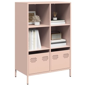 Aparador acero rosa 68x39x103,5 cm de , Aparadores - Ref: Foro24-851383, Precio: 111,73 €, Descuento: %