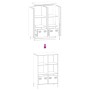 Aparador acero rosa 68x39x103,5 cm de , Aparadores - Ref: Foro24-851383, Precio: 111,73 €, Descuento: %