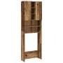 Armario de lavadora madera envejecida 64x25,5x190 cm de , Accesorios para lavadoras y secadoras - Ref: Foro24-856649, Precio:...