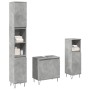 Set muebles de baño 2 piezas madera contrachapada gris hormigón de , Muebles de baño - Ref: Foro24-3324953, Precio: 157,54 €,...