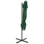 Sombrilla voladiza con cubierta doble verde 250x250 cm de vidaXL, Sombrillas - Ref: Foro24-312361, Precio: 122,78 €, Descuent...