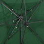 Sombrilla voladiza con cubierta doble verde 250x250 cm de vidaXL, Sombrillas - Ref: Foro24-312361, Precio: 128,71 €, Descuent...