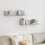 Estantes de pared 2 uds madera gris Sonoma 75x16,5x16,5 cm de , Estantes y estanterías - Ref: Foro24-860036, Precio: 36,22 €,...