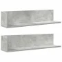 Estantes de pared 2 uds madera gris hormigón 75x16,5x16,5 cm de , Estantes y estanterías - Ref: Foro24-860034, Precio: 32,98 ...
