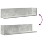 Estantes de pared 2 uds madera gris hormigón 75x16,5x16,5 cm de , Estantes y estanterías - Ref: Foro24-860034, Precio: 34,90 ...