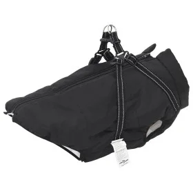 Abrigo para perro con arnés impermeable reflectante L52 negro de , Ropa para perros - Ref: Foro24-4019647, Precio: 28,64 €, D...