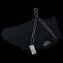 Abrigo para perro con arnés impermeable reflectante L52 negro de , Ropa para perros - Ref: Foro24-4019647, Precio: 29,27 €, D...