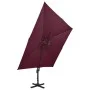 Sombrilla voladiza con doble techo rojo burdeos 300x300 cm de vidaXL, Sombrillas - Ref: Foro24-312380, Precio: 191,10 €, Desc...