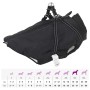 Abrigo para perro con arnés impermeable reflectante L52 negro de , Ropa para perros - Ref: Foro24-4019647, Precio: 29,27 €, D...