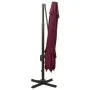 Sombrilla voladiza con doble techo rojo burdeos 300x300 cm de vidaXL, Sombrillas - Ref: Foro24-312380, Precio: 191,10 €, Desc...