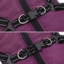 Abrigo para perro con arnés impermeable reflectante L24 morado de , Ropa para perros - Ref: Foro24-4019901, Precio: 19,78 €, ...