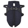 Abrigo perro con arnés impermeable reflectante L32 azul marino de , Ropa para perros - Ref: Foro24-4019915, Precio: 19,60 €, ...