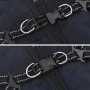 Abrigo perro con arnés impermeable reflectante L32 azul marino de , Ropa para perros - Ref: Foro24-4019915, Precio: 19,12 €, ...