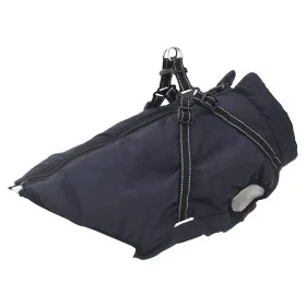 Abrigo perro con arnés impermeable reflectante L52 azul marino de , Ropa para perros - Ref: Foro24-4019920, Precio: 23,86 €, ...