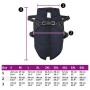Abrigo perro con arnés impermeable reflectante L40 azul marino de , Ropa para perros - Ref: Foro24-4019917, Precio: 22,29 €, ...