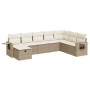 Set de sofás de jardín y cojines 8 piezas ratán sintético beige de , Conjuntos de jardín - Ref: Foro24-3325534, Precio: 574,0...