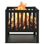 Brasero de acero 40x40x40 cm de vidaXL, Chimeneas - Ref: Foro24-315088, Precio: 50,46 €, Descuento: %