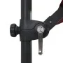 Sombrilla voladiza con luces LED rojo burdeos 250x250 cm de vidaXL, Sombrillas - Ref: Foro24-312310, Precio: 87,53 €, Descuen...