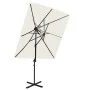Sombrilla voladiza con cubierta doble arena 250x250 cm de vidaXL, Sombrillas - Ref: Foro24-312360, Precio: 135,74 €, Descuent...