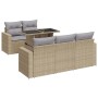 Juego de sofás jardín con cojines 6 pzas ratán sintético beige de , Conjuntos de jardín - Ref: Foro24-3326250, Precio: 523,99...