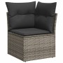 Set de sofás de jardín 7 pzas con cojines ratán sintético gris de , Conjuntos de jardín - Ref: Foro24-3326271, Precio: 498,45...