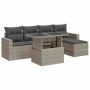 Set de sofás de jardín 6 pzas y cojines ratán sintético gris de , Conjuntos de jardín - Ref: Foro24-3326303, Precio: 441,49 €...