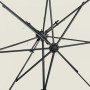 Sombrilla voladiza con cubierta doble arena 250x250 cm de vidaXL, Sombrillas - Ref: Foro24-312360, Precio: 138,07 €, Descuent...