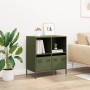 Aparador de acero laminado en frío verde oliva 68x39x73,5 cm de , Aparadores - Ref: Foro24-851362, Precio: 119,58 €, Descuent...