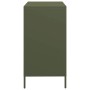 Aparador de acero laminado en frío verde oliva 68x39x73,5 cm de , Aparadores - Ref: Foro24-851362, Precio: 119,58 €, Descuent...