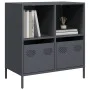 Aparador de acero laminado en frío antracita 68x39x73,5 cm de , Aparadores - Ref: Foro24-851360, Precio: 118,96 €, Descuento: %