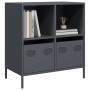 Aparador de acero laminado en frío antracita 68x39x73,5 cm de , Aparadores - Ref: Foro24-851360, Precio: 120,50 €, Descuento: %
