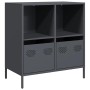 Aparador de acero laminado en frío antracita 68x39x73,5 cm de , Aparadores - Ref: Foro24-851360, Precio: 120,50 €, Descuento: %