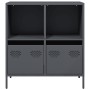 Aparador de acero laminado en frío antracita 68x39x73,5 cm de , Aparadores - Ref: Foro24-851360, Precio: 120,50 €, Descuento: %