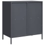 Aparador de acero laminado en frío antracita 68x39x73,5 cm de , Aparadores - Ref: Foro24-851360, Precio: 120,50 €, Descuento: %