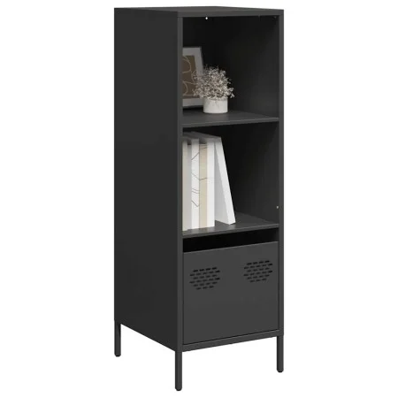Aparador acero negro 35x39x103,5 cm by , Sideboards - Ref: Foro24-851376, Price: 70,79 €, Discount: %