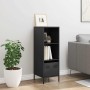 Aparador acero negro 35x39x103,5 cm de , Aparadores - Ref: Foro24-851376, Precio: 71,44 €, Descuento: %