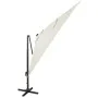 Ampelschirm mit Mast und sandfarbenen LED-Leuchten 300 cm von vidaXL, Sonnenschirme - Ref: Foro24-312344, Preis: 301,13 €, Ra...
