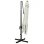 Ampelschirm mit Mast und sandfarbenen LED-Leuchten 300 cm von vidaXL, Sonnenschirme - Ref: Foro24-312344, Preis: 301,13 €, Ra...