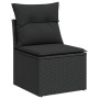 Set de sofás de jardín con cojines 9 pzas ratán sintético negro de , Conjuntos de jardín - Ref: Foro24-3325884, Precio: 572,5...