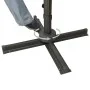 Ampelschirm mit Mast und sandfarbenen LED-Leuchten 300 cm von vidaXL, Sonnenschirme - Ref: Foro24-312344, Preis: 301,13 €, Ra...