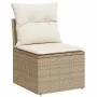 Set sofás de jardín 7 piezas y cojines ratán sintético beige by , Garden sets - Ref: Foro24-3325873, Price: 541,44 €, Discoun...