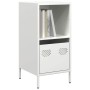 Aparador de acero laminado en frío blanco 35x39x73,5 cm de , Aparadores - Ref: Foro24-851357, Precio: 58,47 €, Descuento: %