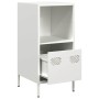 Aparador de acero laminado en frío blanco 35x39x73,5 cm de , Aparadores - Ref: Foro24-851357, Precio: 58,47 €, Descuento: %