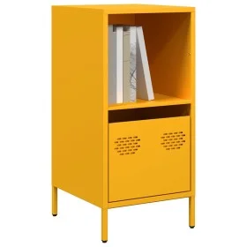 Aparador acero laminado en frío amarillo mostaza 35x39x73,5 cm de , Aparadores - Ref: Foro24-851355, Precio: 58,55 €, Descuen...