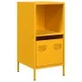 Aparador acero laminado en frío amarillo mostaza 35x39x73,5 cm de , Aparadores - Ref: Foro24-851355, Precio: 58,55 €, Descuen...