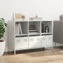 Aparador de acero laminado en frío blanco 101,5x39x73,5 cm de , Aparadores - Ref: Foro24-851369, Precio: 169,75 €, Descuento: %