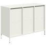 Aparador de acero laminado en frío blanco 101,5x39x73,5 cm de , Aparadores - Ref: Foro24-851369, Precio: 169,75 €, Descuento: %