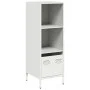 Aparador de acero blanco 35x39x103,5 cm de , Aparadores - Ref: Foro24-851381, Precio: 74,26 €, Descuento: %
