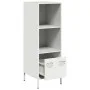 Aparador de acero blanco 35x39x103,5 cm de , Aparadores - Ref: Foro24-851381, Precio: 74,26 €, Descuento: %