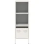 Aparador de acero blanco 35x39x103,5 cm de , Aparadores - Ref: Foro24-851381, Precio: 74,26 €, Descuento: %
